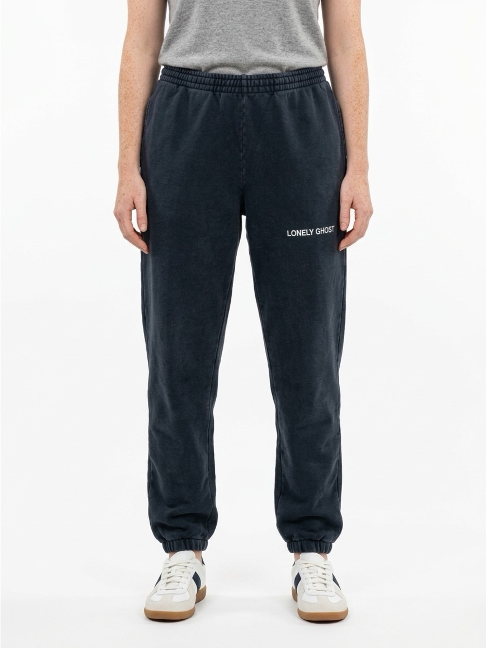 Lonely Ghost Men's Black Fleece Sweatpants